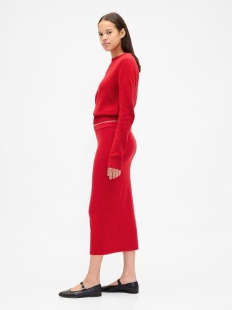 Saia midi elástica CashSoft