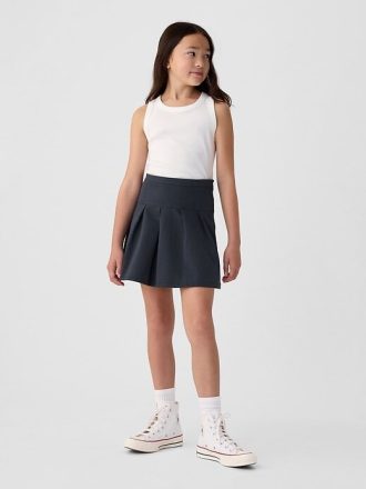 Saia plissada uniforme infantil