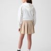 Saia plissada uniforme infantil