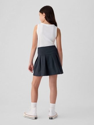 Saia plissada uniforme infantil