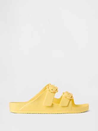 Sandálias infantis de EVA com fivela de flor Sandálias infantis de EVA com fivela de flor