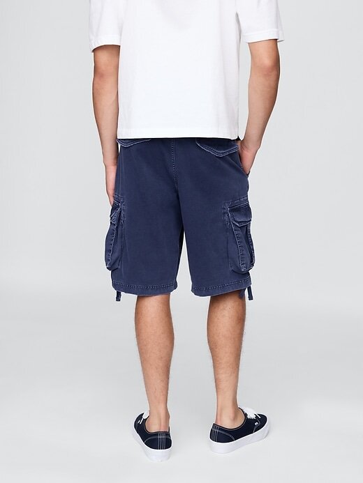 Shorts cargo baggy de sarja Shorts cargo baggy de sarja