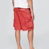 Shorts cargo baggy de sarja Shorts cargo baggy de sarja