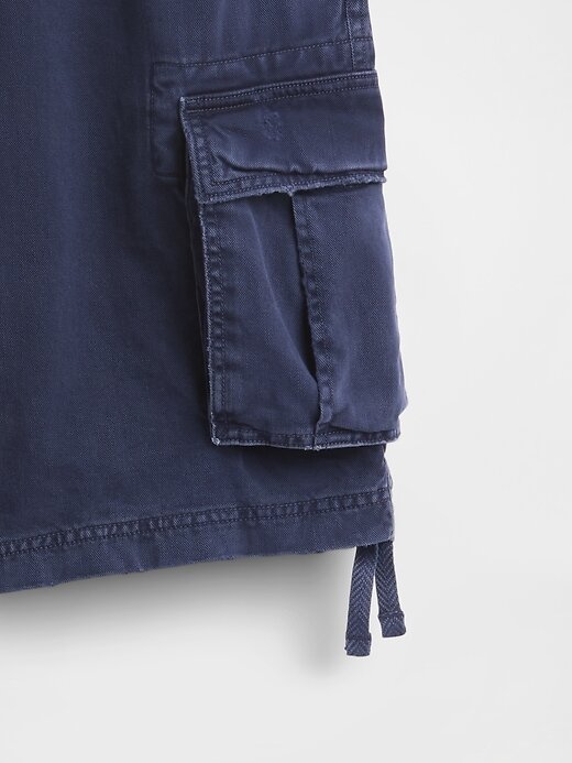 Shorts cargo baggy de sarja Shorts cargo baggy de sarja