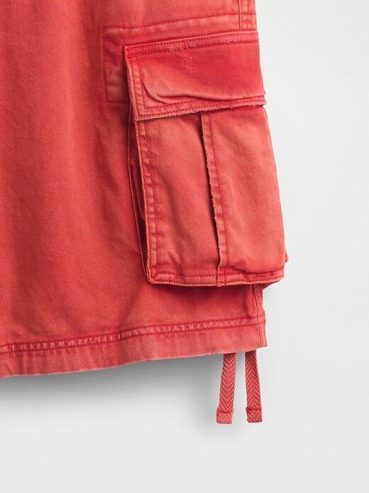 Shorts cargo baggy de sarja Shorts cargo baggy de sarja
