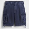 Shorts cargo baggy de sarja Shorts cargo baggy de sarja