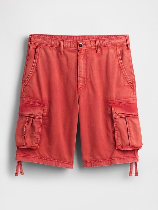 Shorts cargo baggy de sarja Shorts cargo baggy de sarja