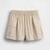 Shorts cargo popeline fáceis para crianças Shorts cargo popeline fáceis para crianças