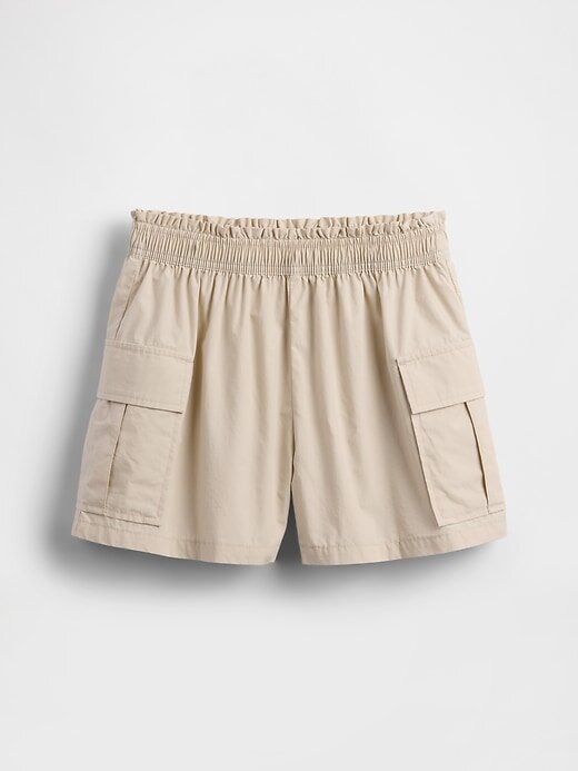 Shorts cargo popeline fáceis para crianças Shorts cargo popeline fáceis para crianças