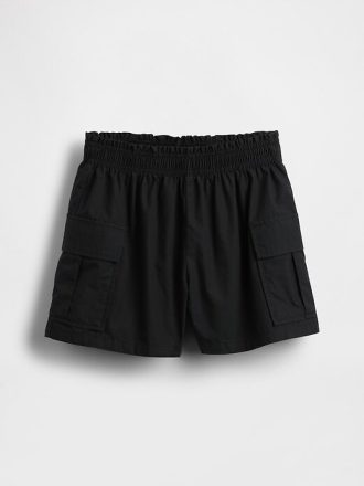 Shorts cargo popeline fáceis para crianças Shorts cargo popeline fáceis para crianças
