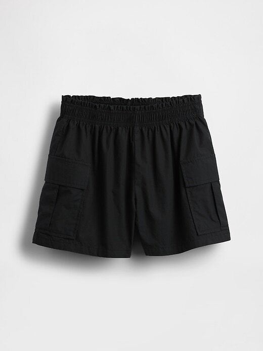 Shorts cargo popeline fáceis para crianças Shorts cargo popeline fáceis para crianças
