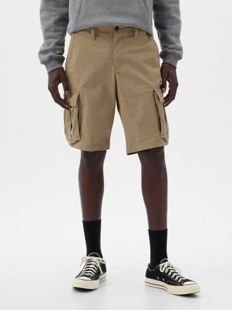 Shorts cargo relaxados de 11″