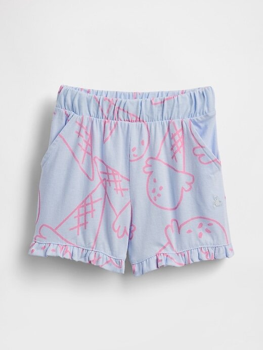 Shorts com babados para bebês e crianças pequenas Shorts com babados para bebês e crianças pequenas