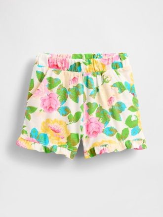 Shorts com babados para bebês e crianças pequenas
