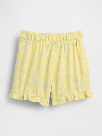 Shorts com babados para bebês e crianças pequenas