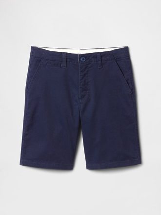 Shorts cáqui relaxado infantil de 7″