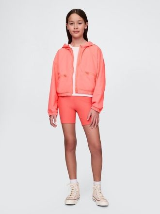 Shorts de ciclismo canelados para crianças