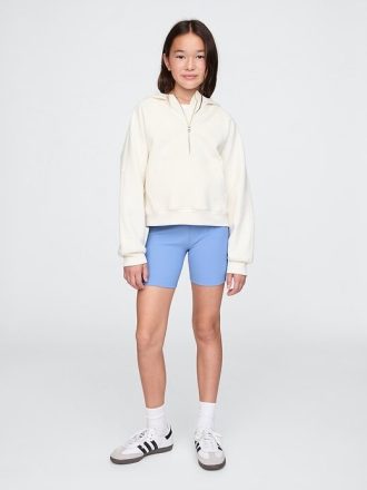 Shorts de ciclismo canelados para crianças