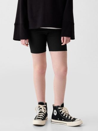 Shorts de ciclismo canelados para crianças