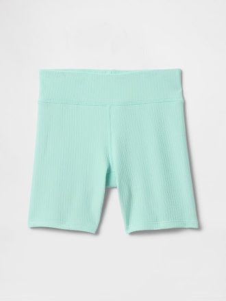 Shorts de ciclismo canelados para crianças