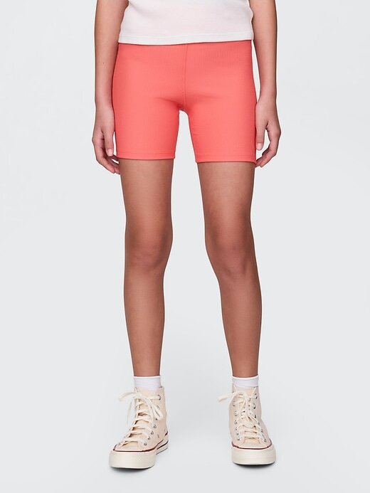 Shorts de ciclismo canelados para crianças Shorts de ciclismo canelados para crianças