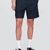 Shorts de linho e algodão de 8″