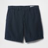Shorts de linho e algodão de 8″