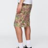 Shorts de lona floral