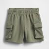 Shorts de moletom cargo vintage macio para bebês e crianças pequenas Shorts de moletom cargo vintage macio para bebês e crianças pequenas