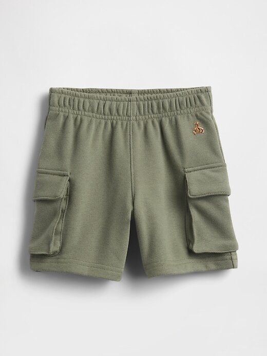 Shorts de moletom cargo vintage macio para bebês e crianças pequenas Shorts de moletom cargo vintage macio para bebês e crianças pequenas