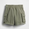 Shorts de moletom cargo vintage macio para bebês e crianças pequenas Shorts de moletom cargo vintage macio para bebês e crianças pequenas