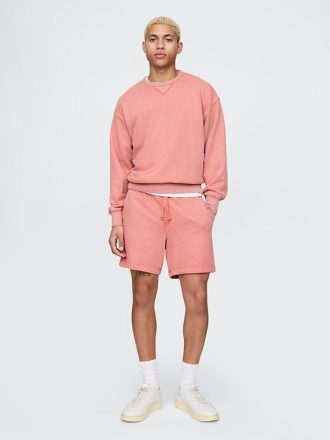 Shorts de moletom French Terry pesado