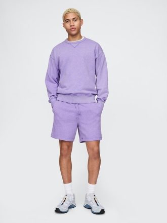 Shorts de moletom French Terry pesado