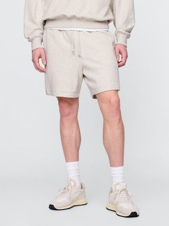 Shorts de moletom French Terry pesado