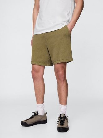 Shorts de moletom French Terry pesado
