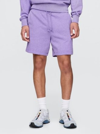 Shorts de moletom French Terry pesado
