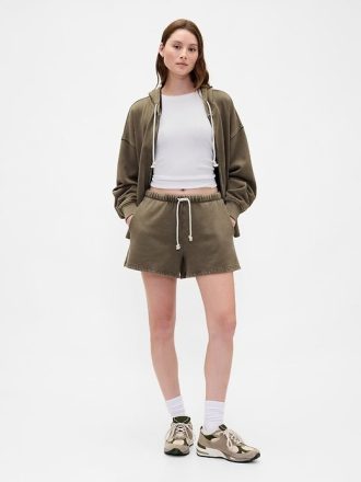 Shorts de moletom French Terry pesado de 3″