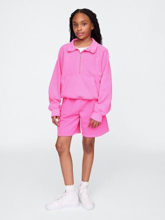 Shorts de moletom relaxado VintageSoft para crianças