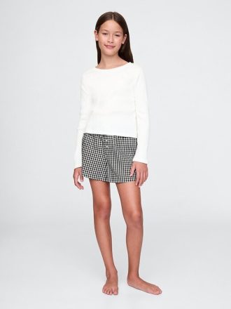 Shorts de pijama infantil reciclados