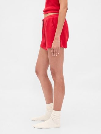 Shorts de pijama waffle