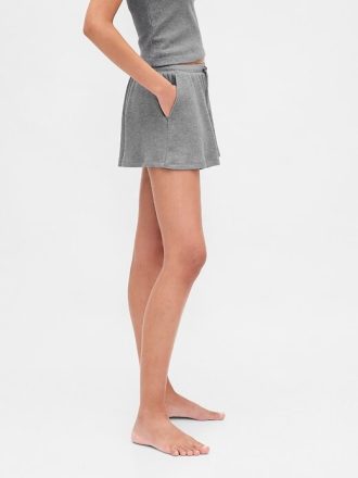 Shorts de pijama waffle