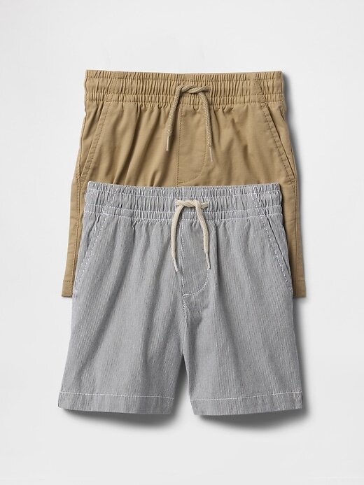 Shorts de vestir para bebês e crianças pequenas (pacote com 2) Shorts de vestir para bebês e crianças pequenas (pacote com 2)