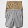 Shorts de vestir para bebês e crianças pequenas (pacote com 2) Shorts de vestir para bebês e crianças pequenas (pacote com 2)