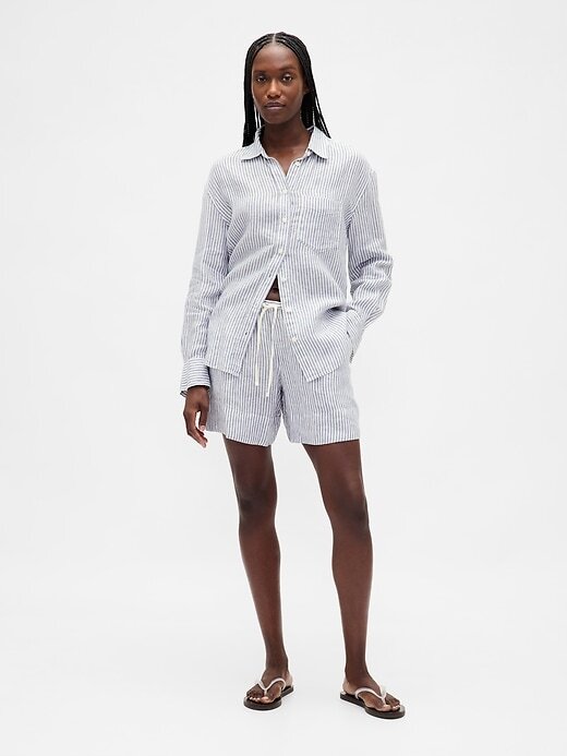 Shorts Easy 100% linho Shorts Easy 100% linho