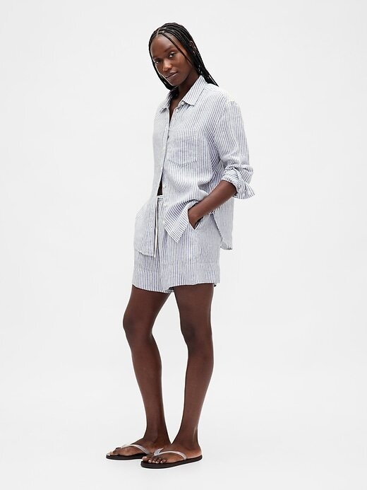 Shorts Easy 100% linho Shorts Easy 100% linho