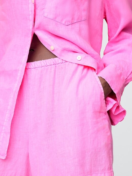 Shorts Easy 100% linho Shorts Easy 100% linho