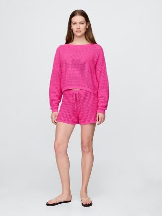 Shorts fáceis de crochê