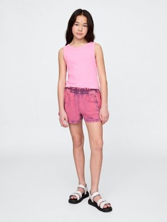 Shorts jeans fáceis para crianças