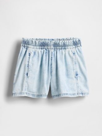 Shorts jeans fáceis para crianças