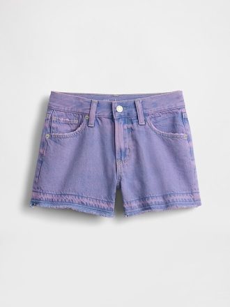 Shorts jeans infantil de cintura baixa